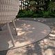 Teppich / organisches Design / geometrisches Muster / Polypropylen / rund