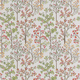 Vorhangstoff / Blumenmotiv / Polyester / Leinen