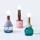 Tischlampe / Glas / Porzellan / modern