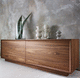 modernes Sideboard / Nussbaum