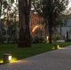Leuchtpoller für Garten / modern / galvanisiertem Stahl / LED