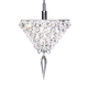 Hängelampe / Edelstahl / Swarovski®-Kristall / modern