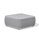 moderner Couchtisch / Aluminium / Kordel / Gestell aus Aluminium