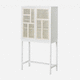 Sideboard mit hohen Beinen / skandinavisches Design / Eiche / Holzfurnier