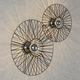 Wandleuchte / originelles Design / für den Innenraum / Metall / Kordel