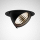 Einbaudownlight / LED / rund / vertikal