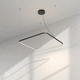 Hängeleuchte / LED / quadratisch / Innenbereich