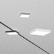 Aufbauleuchte / LED / quadratisch / flach