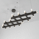 Hängelampe / Plexiglas® / Metall / modern