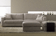 modernes Sofa / Polyester / braun / 3 Plätze