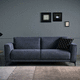 Bettsofa / modern / Stoff / Leder