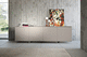 modernes Sideboard / lackiertes Holz / Eiche / mattlackiertes Holz