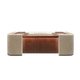 Chefschreibtisch / bodenstehend / Art Deco / Leder