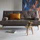 Kissen für Sofas / rechteckig / einfarbig / Stoff