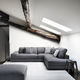 Modulsofa / modern / Stoff / Leder