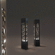 moderner Leuchtpoller / Aluminium / LED / IP66