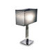 Tischlampe / Stahl / modern / grau