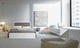 Doppelbett / modern / Polster / Leder
