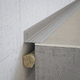 Abschlussprofil / anodisiertes Aluminium / für Außeneckprofil / für Inneneckprofil / für Trennwand