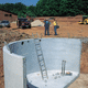 Regenwassertank / erdverlegt / Beton / Stahlbeton