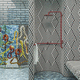 Keramik-Mosaikfliese / Hochglanz / Mattfinish / satiniert