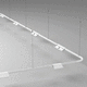 LED-Schienenleuchte / rechteckig / Aluminium / für Gewerbegebrauch