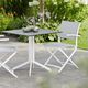moderner Stuhl / für Garten / Textilene / Gestell aus Aluminium