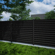 Lamellenzaun / Garten / Aluminium / gerade