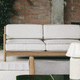 modernes Sofa / für den Innenbereich / Stoff / Iroko