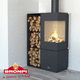 Holz-Kaminofen / 5 kW...10 kW / freistehend / Ecken