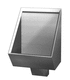 wandmontiertes Urinal / Edelstahl