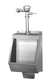 Edelstahl-Urinal / wandmontiert