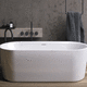 ovale Badewanne / freistehend / modern / Acryl