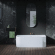 ovale Badewanne / freistehend / modern / Acryl