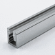 Profil für Duschen / Aluminium / U-förmig / für Glas