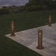 Leuchtpoller für Garten / modern / Aluminium / Edelstahl