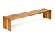 moderne Gartenbank / Holz