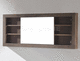 moderne Badezimmerschrank mit Spiegel / wandmontiert