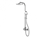 wandmontiertes Duschsystem / modern / mit Handbrause / mit regulierbarem Brausekopf