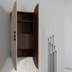 wandmontiertes Sideboard / modern / Nussbaum / maßgefertigt
