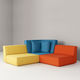 Modulsofa / Eck / modern / Stoff