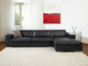 Ecksofa / Bett / modern / Leder