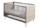 Einpersonen-Babybett / modern / Buche / Metall