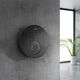 Thermostat für Fußbodenheizung / Raum / wandmontiert / schwarz
