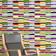 moderne Tapete / Motiv / Farb / Vlies