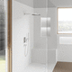 begehbare Dusche / Corian® / stationär / rechteckig