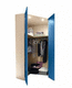 Eckkleiderschrank / modern / Holz / mit Schwingtür