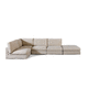 Modulsofa / für Außenbereich / beige / Stoff