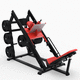 Squat-Fitnessgerät / Beinpresse / für den Innenraum / für Gewerbegebrauch