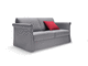 Bettsofa / modern / Stoff / grün